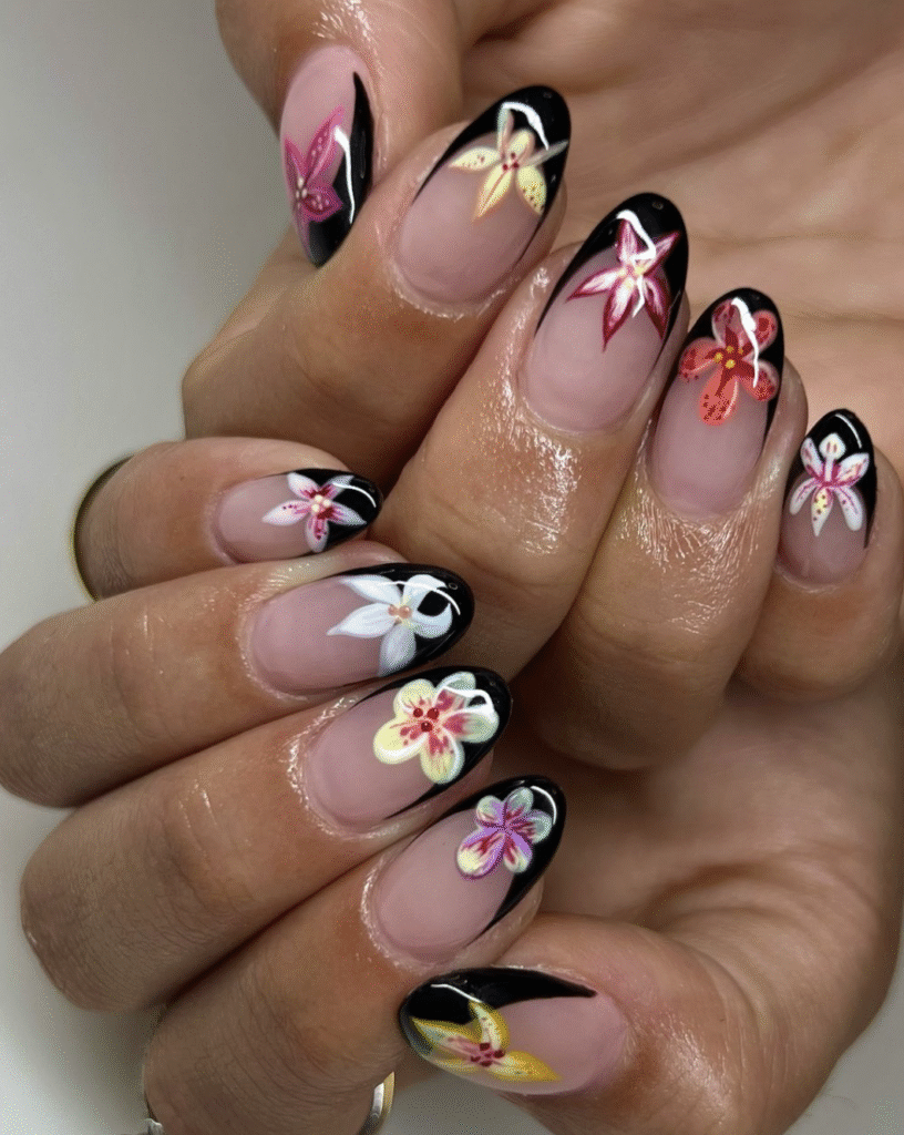 Summer Flower Nail Designs