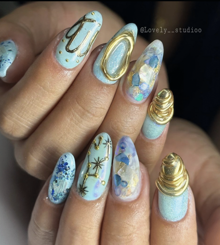 Virgo Nail Designs