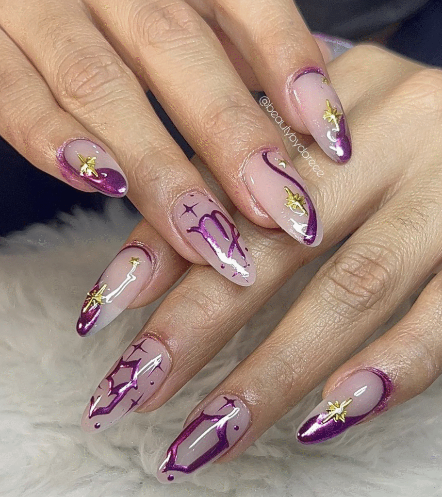 Virgo Nail Designs