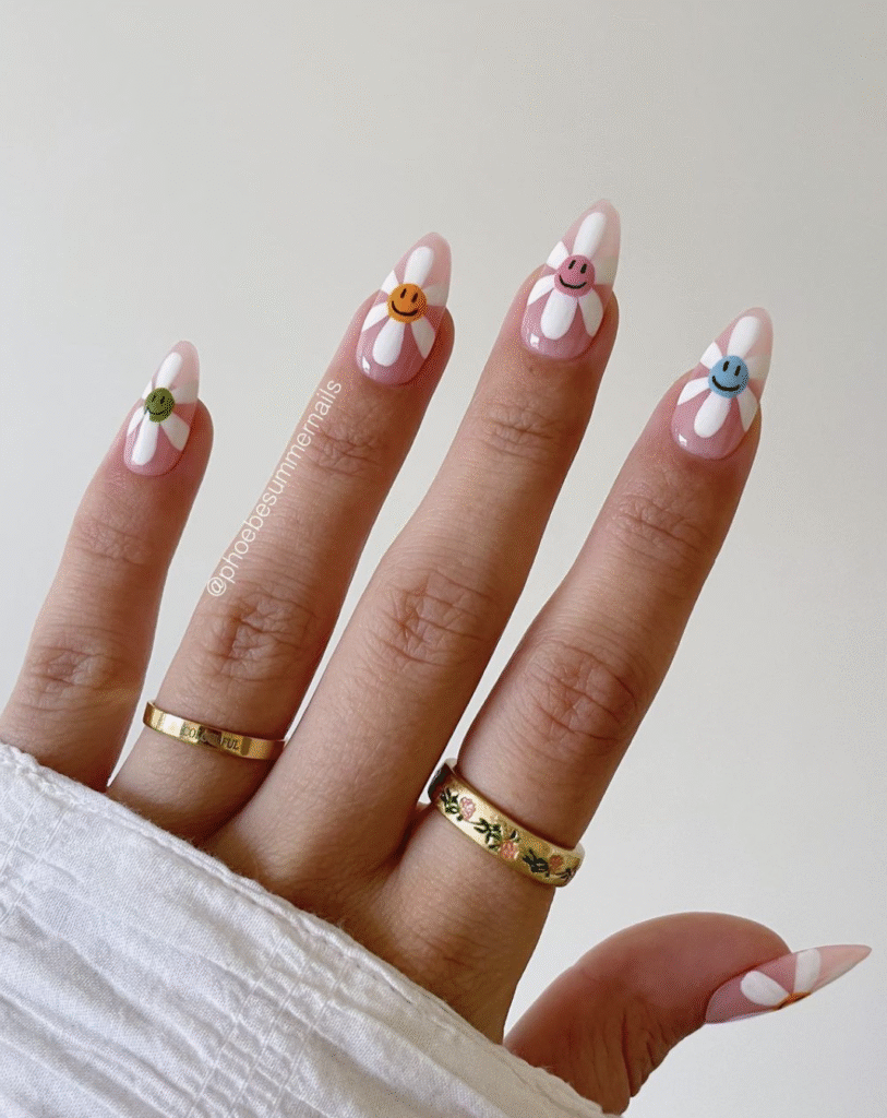 Summer Flower Nail Designs