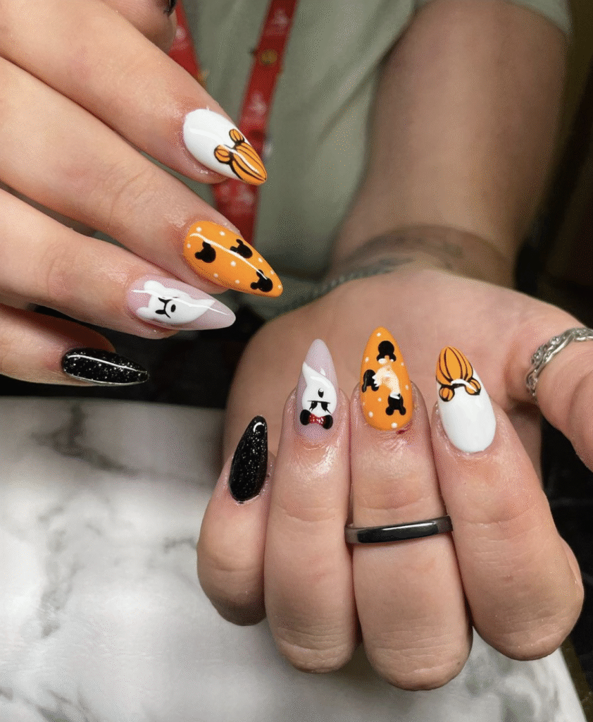 Disney Halloween Nail Designs