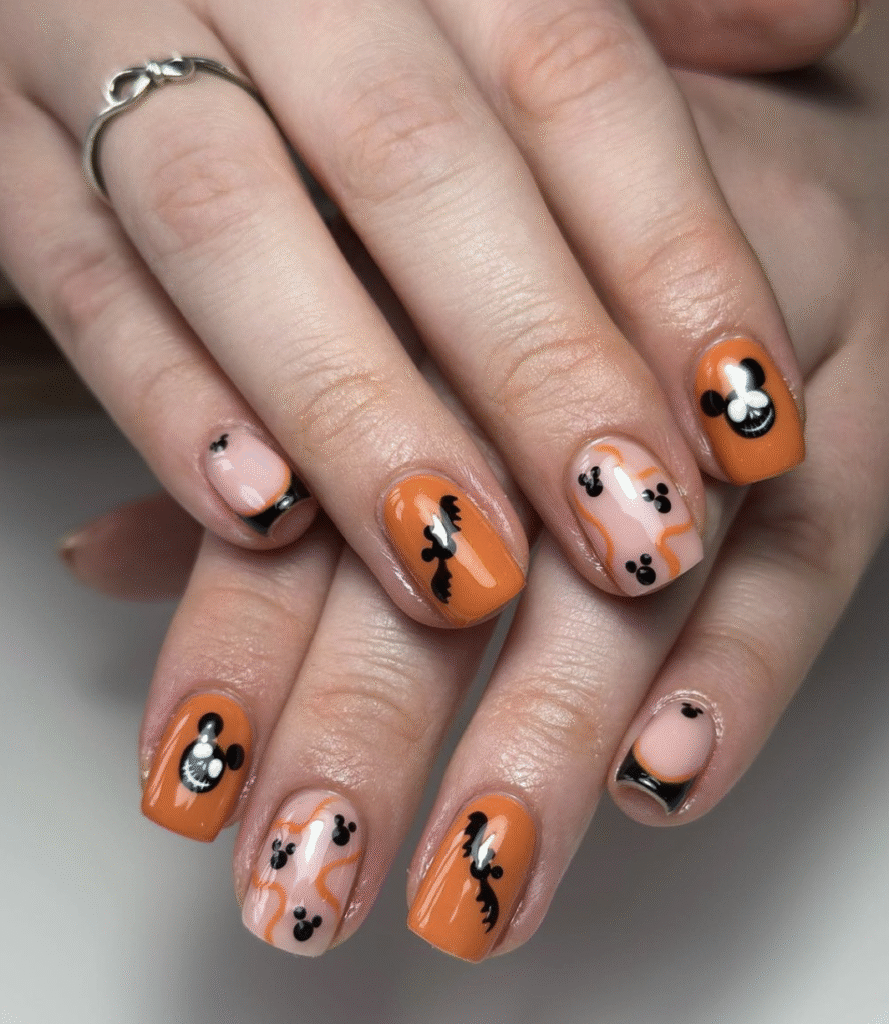 Disney Halloween Nail Designs