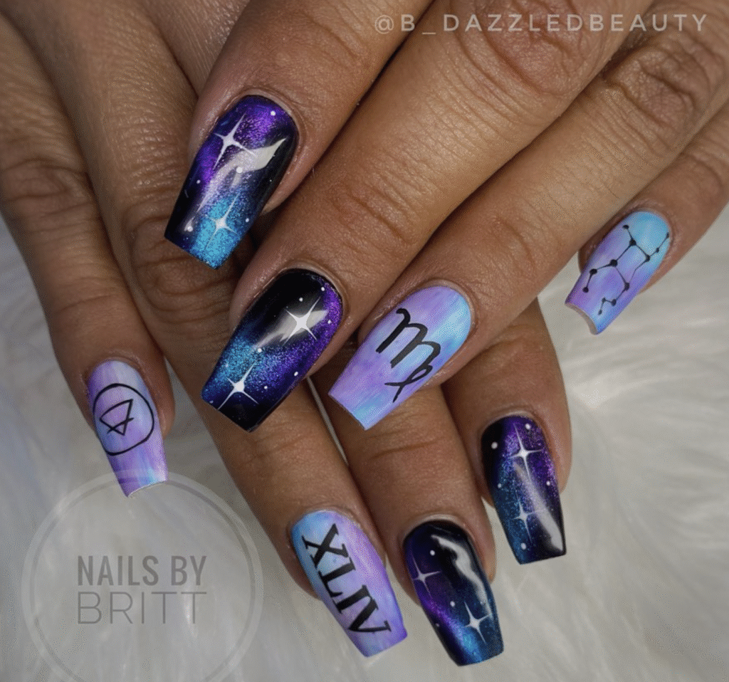 Virgo Nail Designs