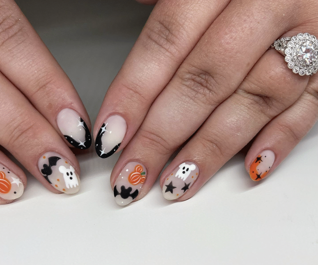 Disney Halloween Nail Designs
