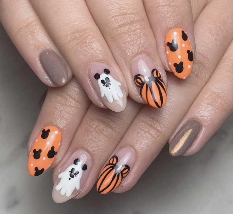 Disney Halloween Nail Designs