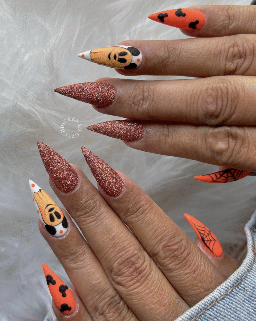 Disney Halloween Nail Designs