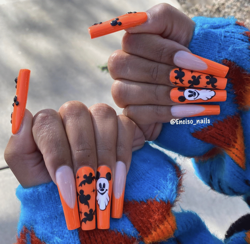 Disney Halloween Nail Designs
