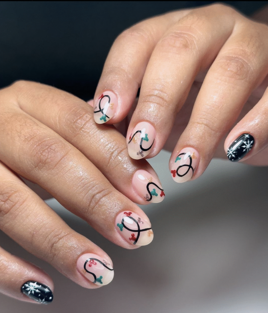 Disney Christmas Nail Designs