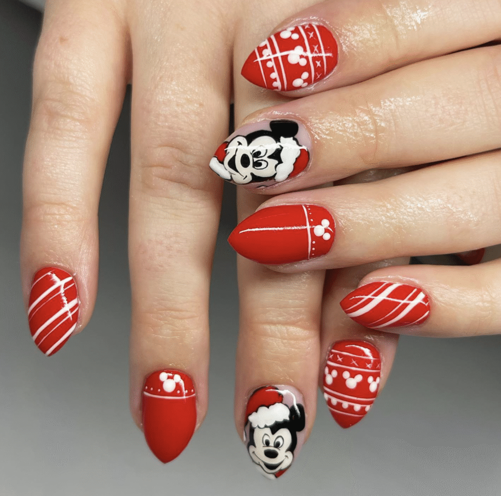 Disney Christmas Nail Designs