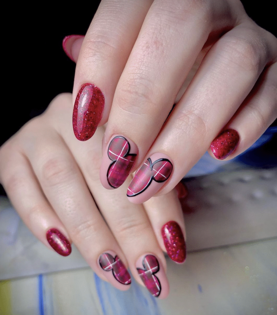 Disney Christmas Nail Designs