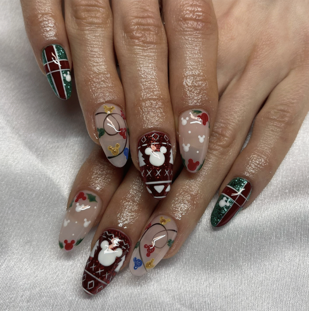 Disney Christmas Nail Designs