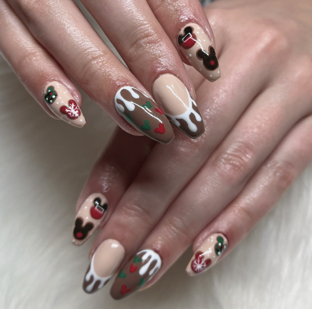Disney Christmas Nail Designs