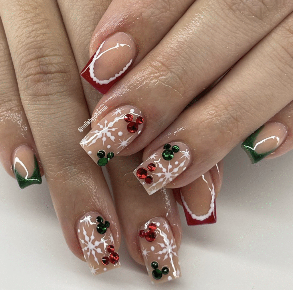 Disney Christmas Nail Designs
