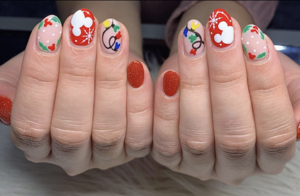Disney Christmas Nail Designs