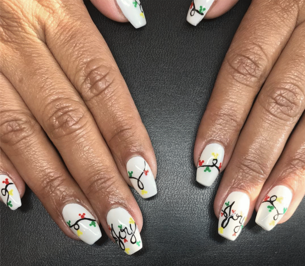 Disney Christmas Nail Designs