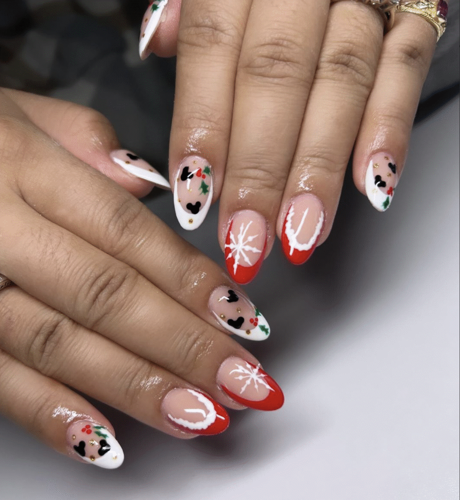 Disney Christmas Nail Designs