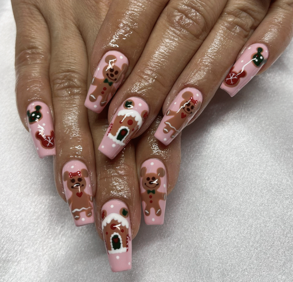 Disney Christmas Nail Designs