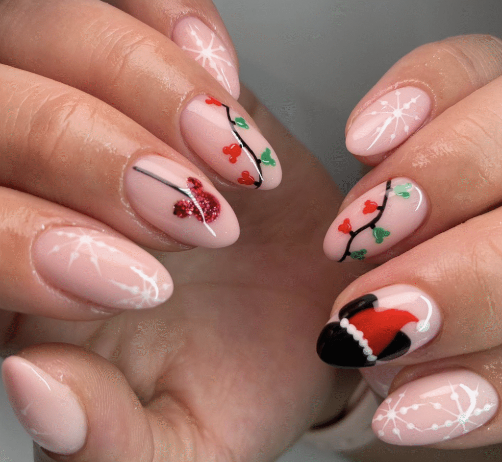 Disney Christmas Nail Designs