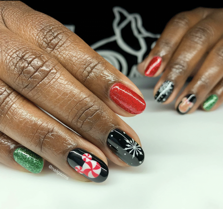 Disney Christmas Nail Designs