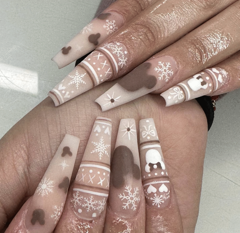 Disney Christmas Nail Designs