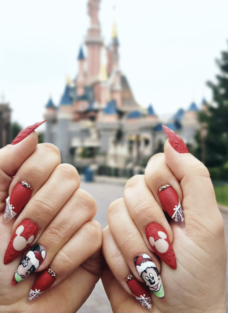 Disney Christmas Nail Designs