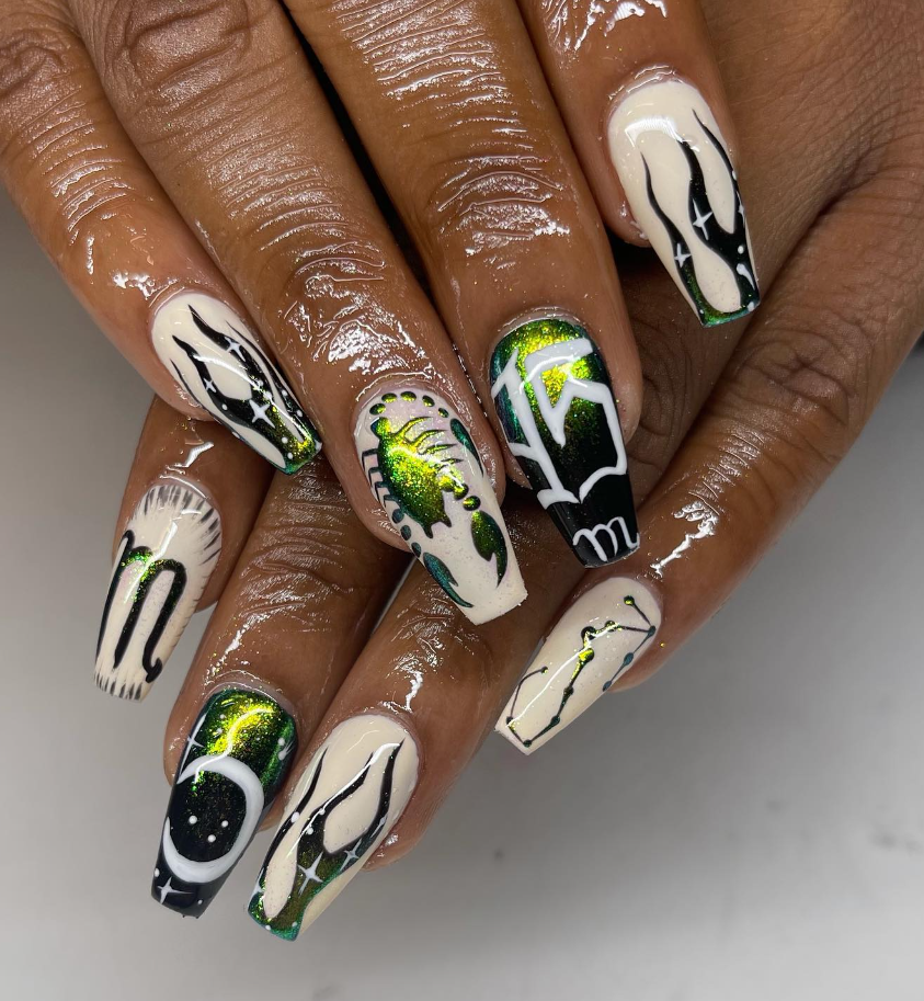 Scorpio Nail Designs