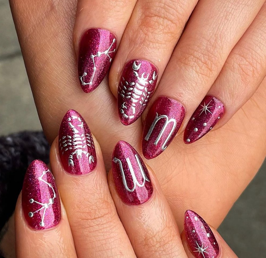 Scorpio Nail Designs