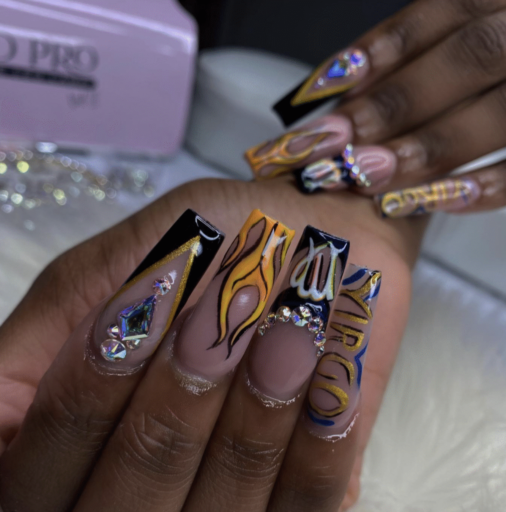 Virgo Nail Designs