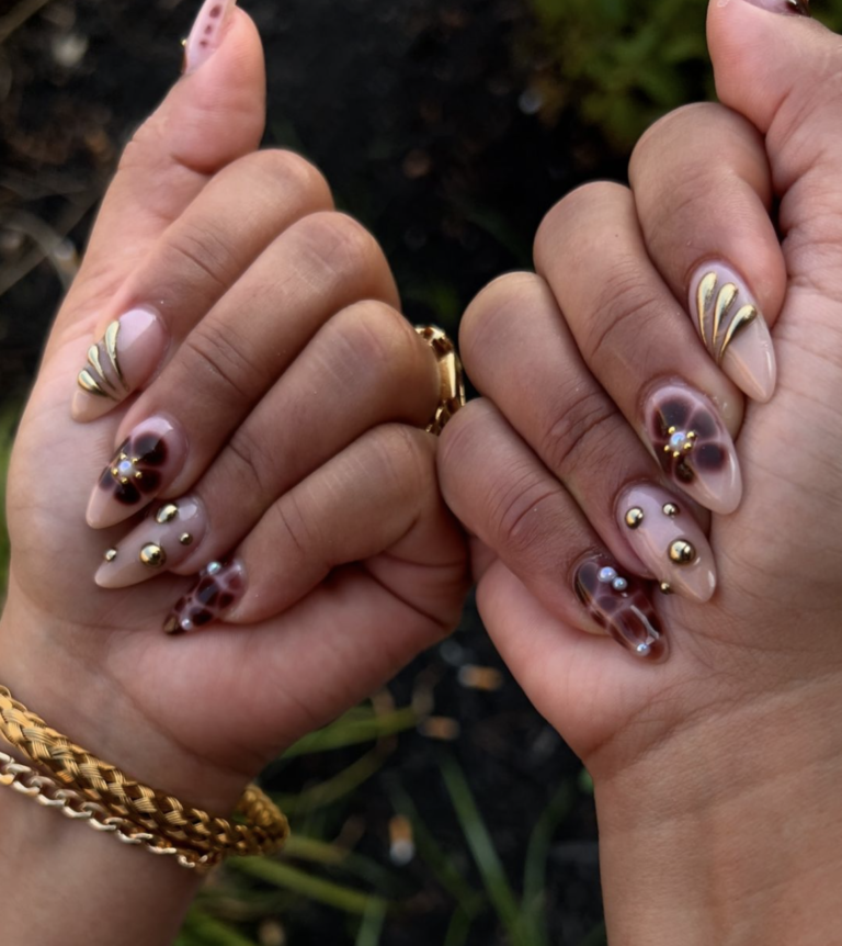 Natural Fall Nails Designs