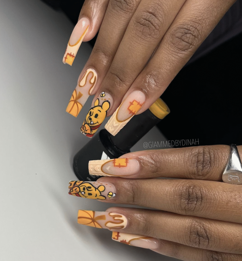 Winnie The Pooh Nail Ideas