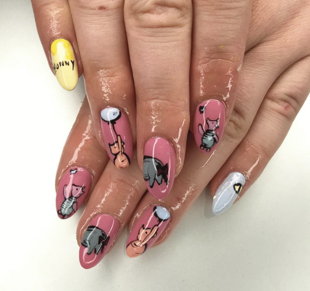 Winnie The Pooh Nail Ideas