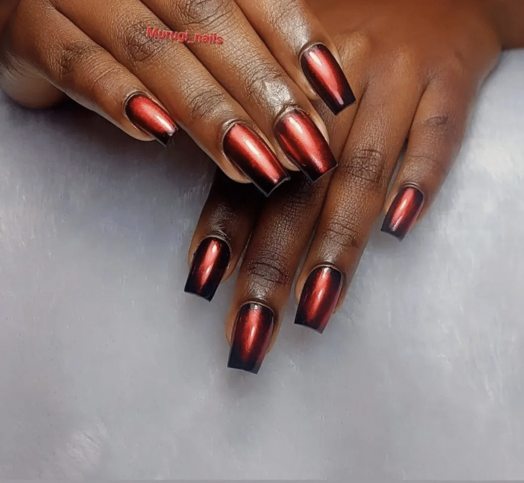 chrome nails