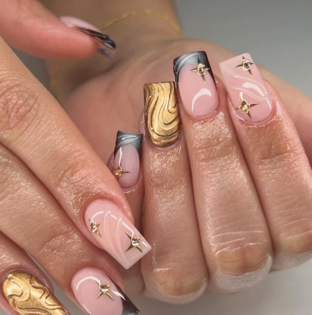chrome nails