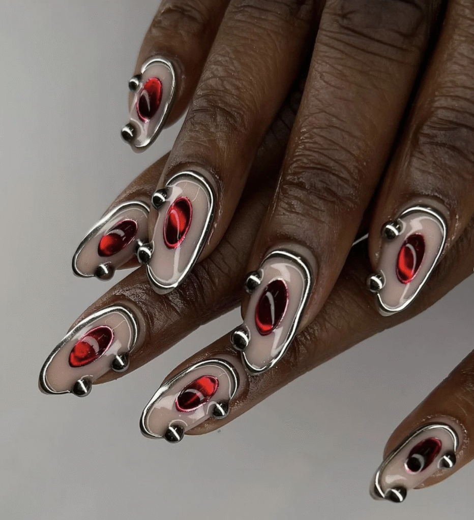 chrome nails