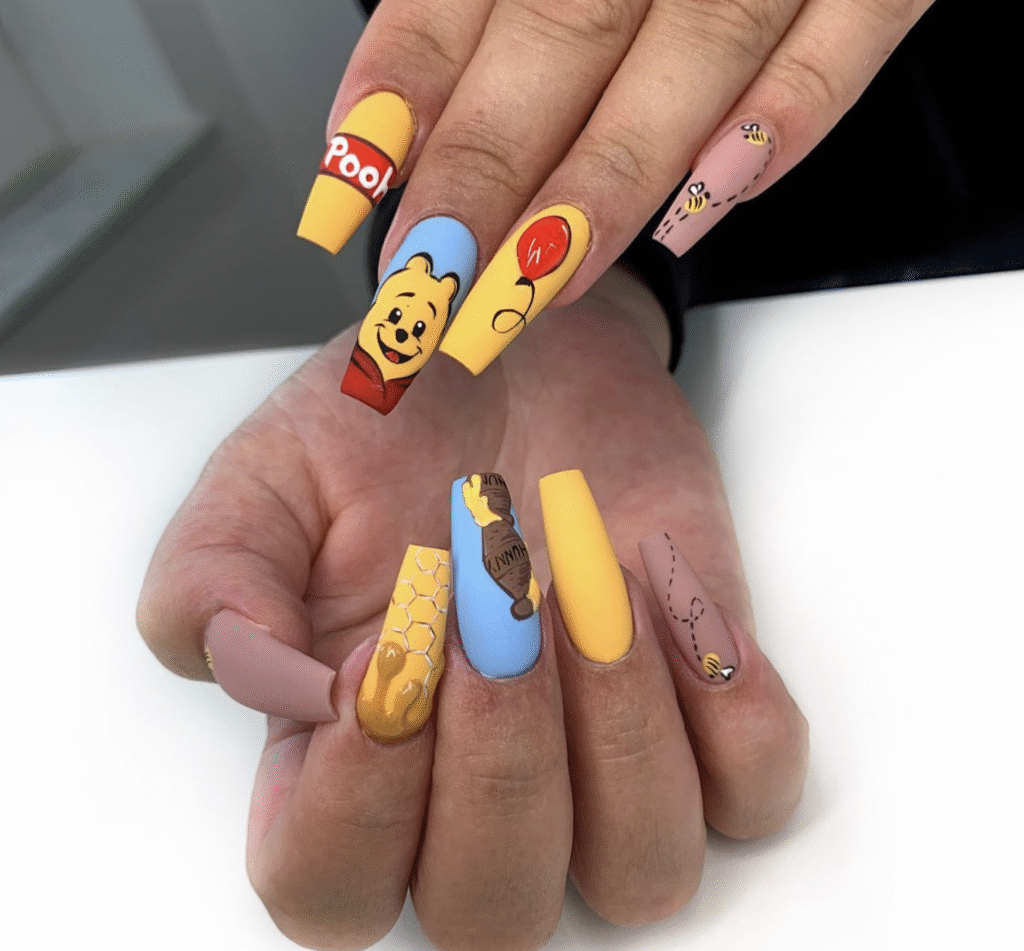 Winnie The Pooh Nail Ideas