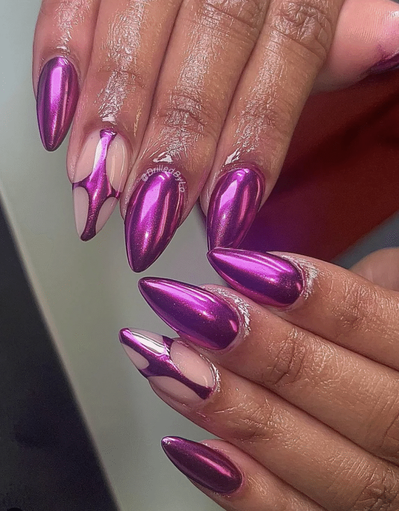 chrome nails