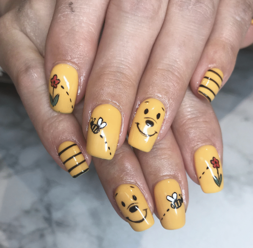 Winnie The Pooh Nail Ideas