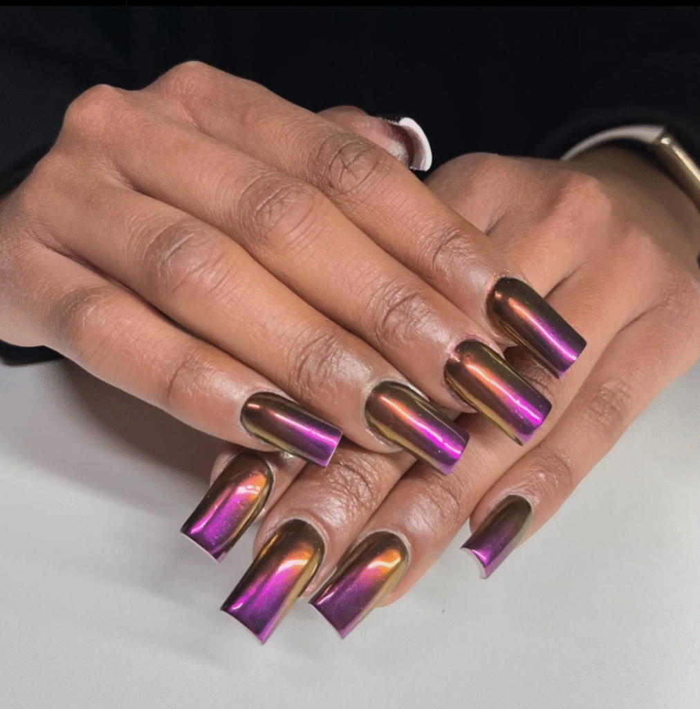 chrome nails