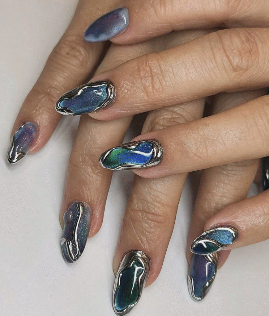 chrome nails