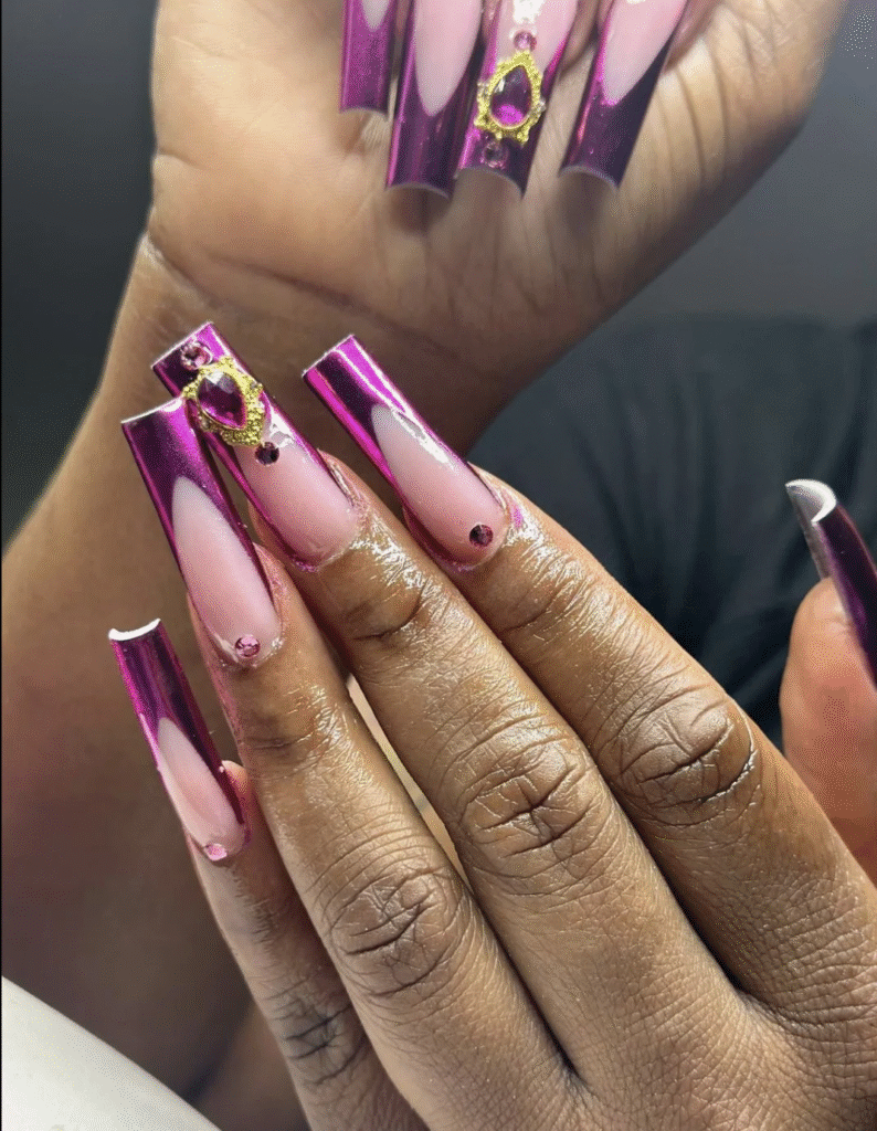 chrome nails