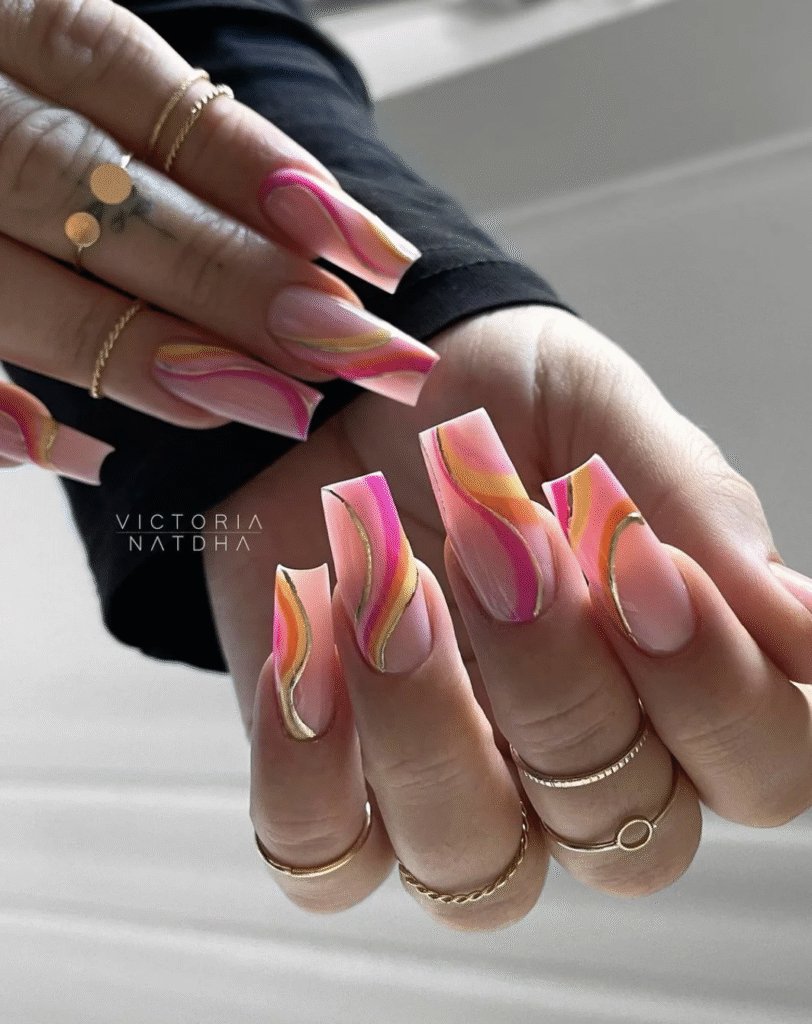 Swirl Nails