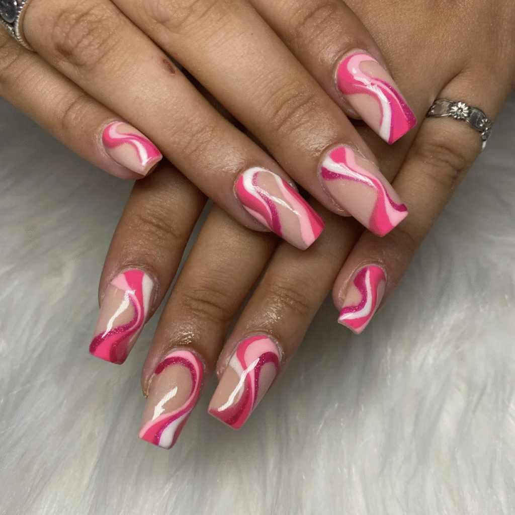 Swirl Nails