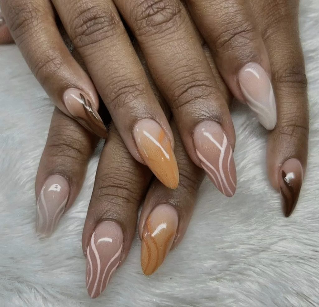Swirl Nails