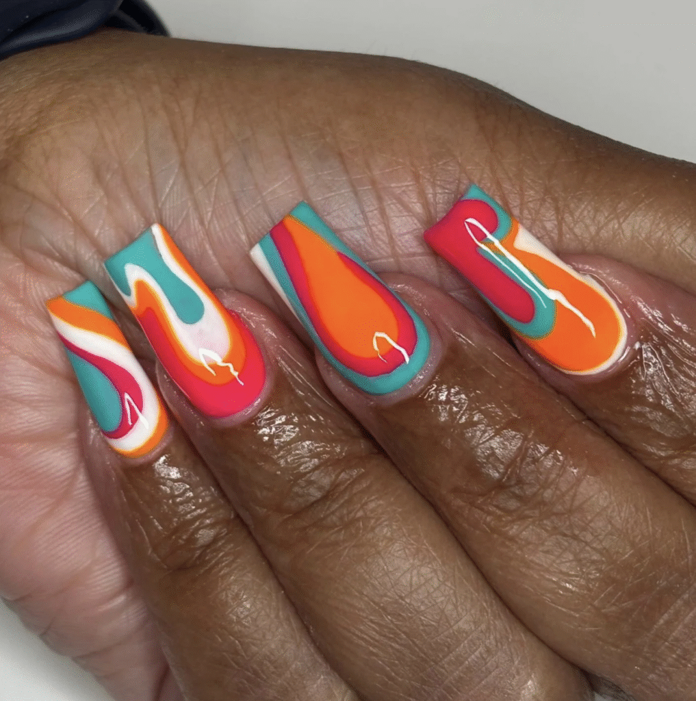 Swirl Nails