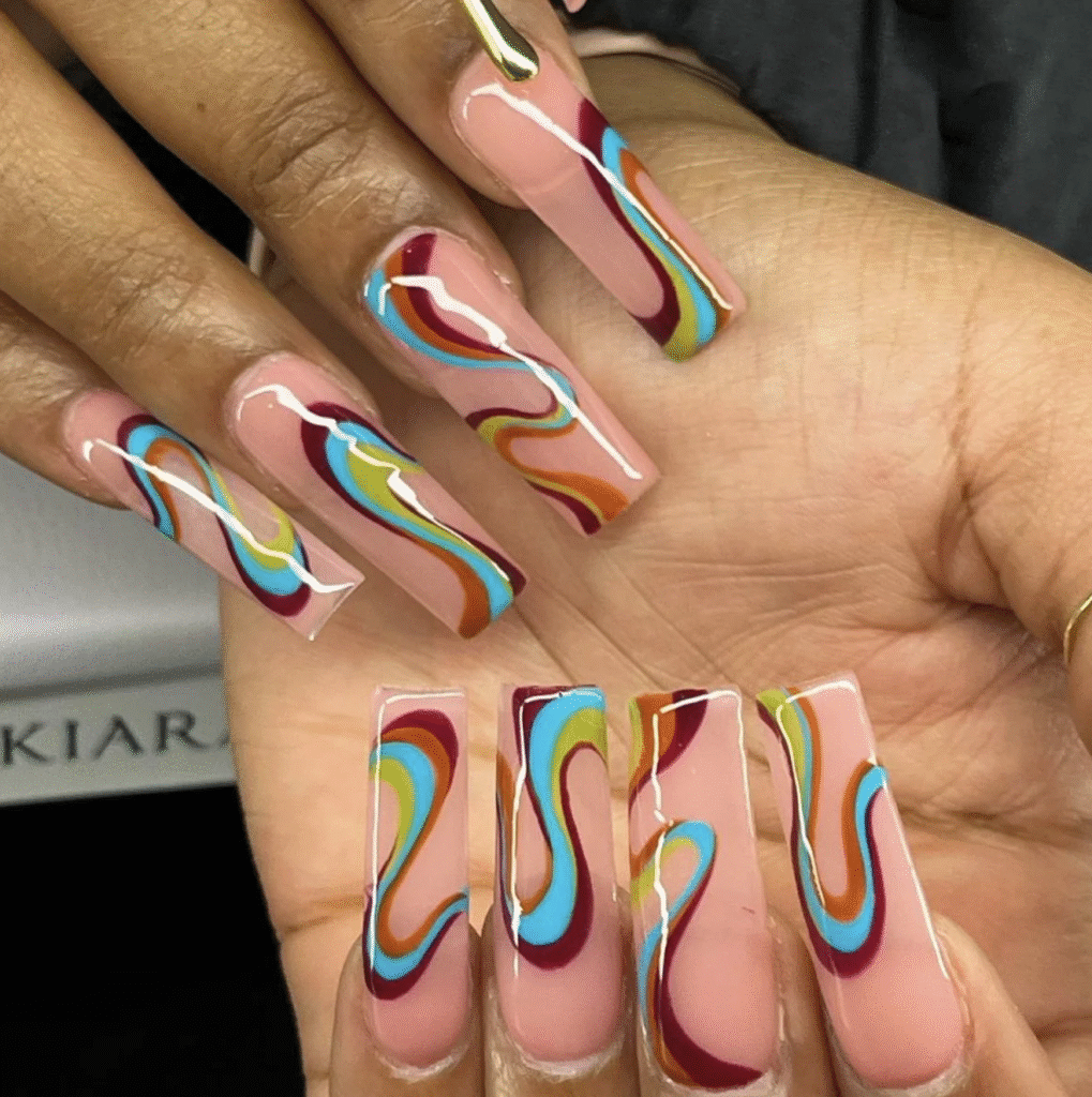 Swirl Nails