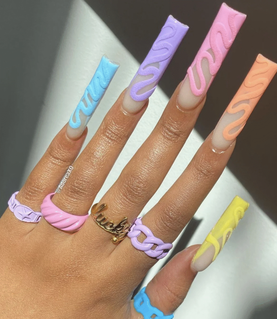 Swirl Nails