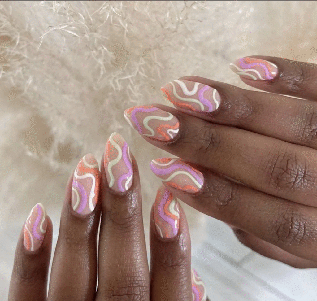Swirl Nails
