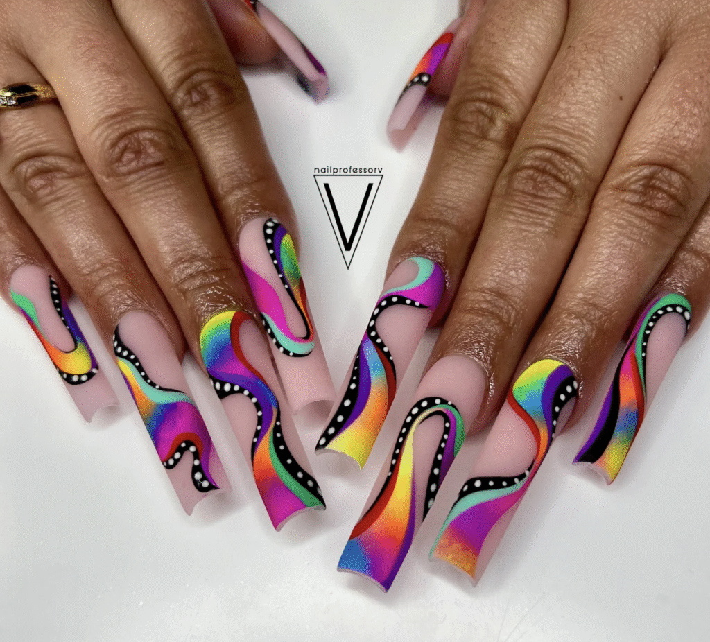 Swirl Nails