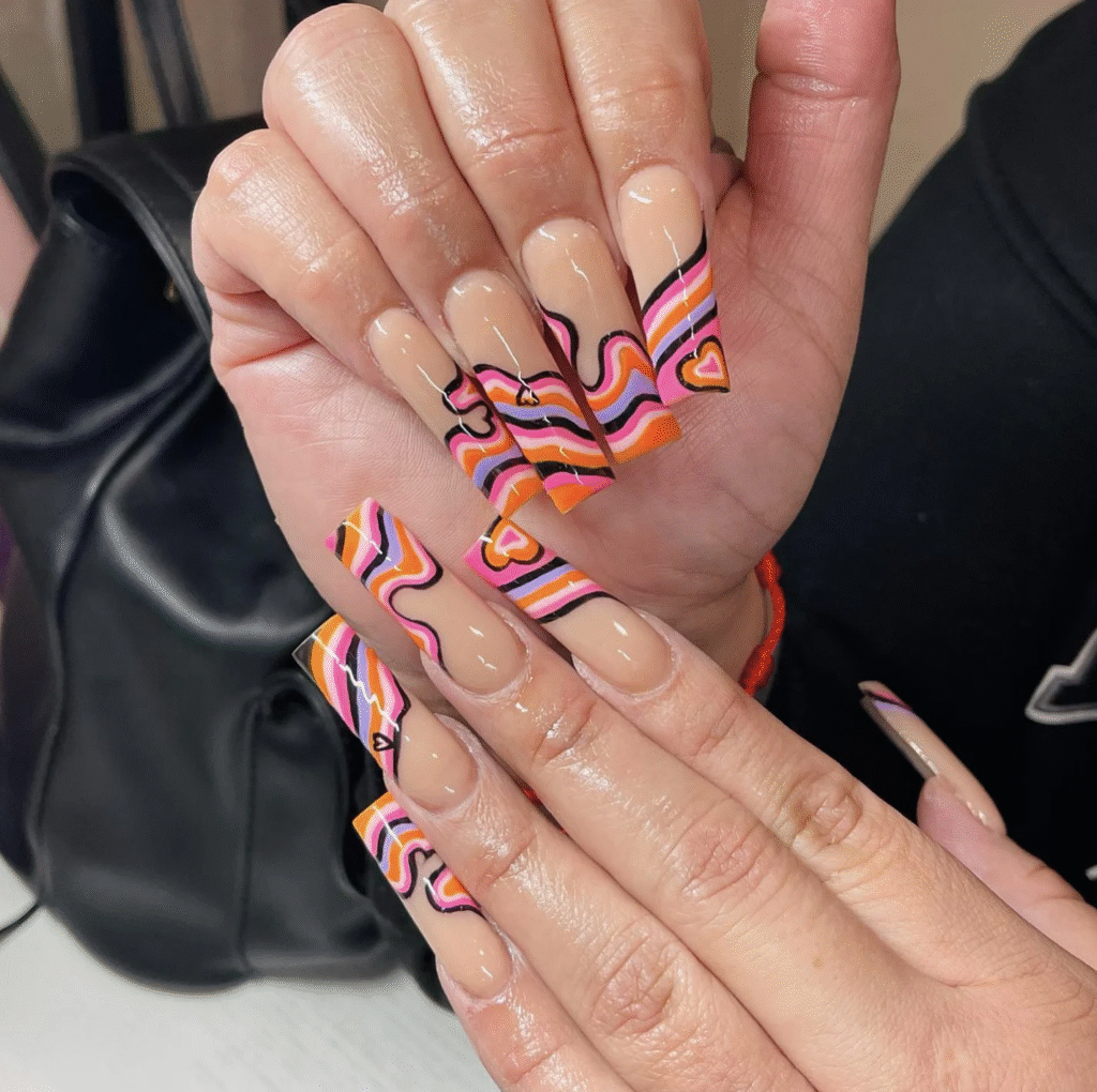 Swirl Nails