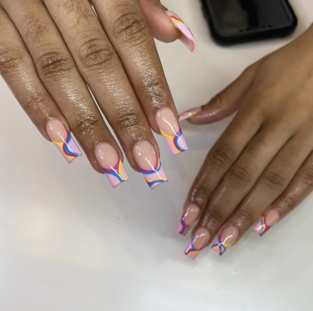 Swirl Nails